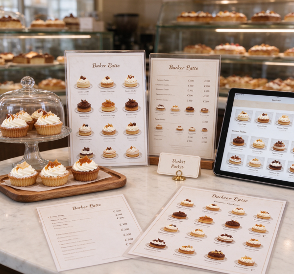 Dessert and Bakery Menu Customization Package