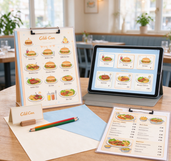 Children’s Menu and Activity Sheet Customization Package