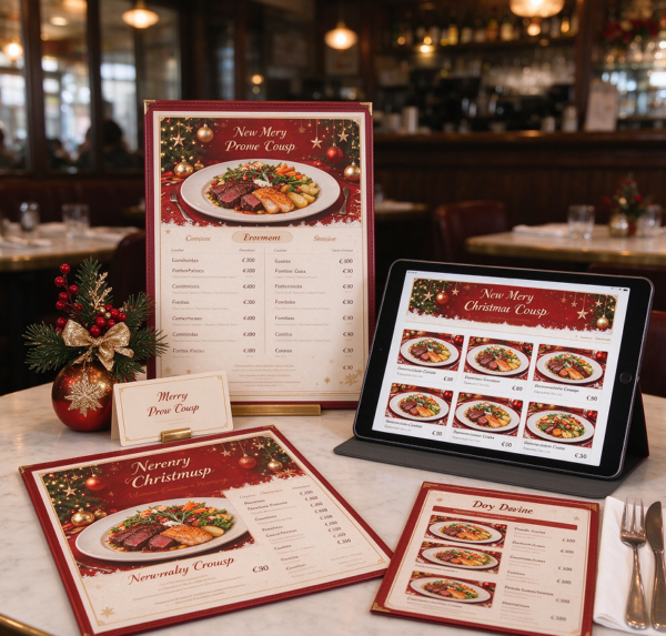 Holiday Promotional Menu Customization Package (Year-End Focused Edition)