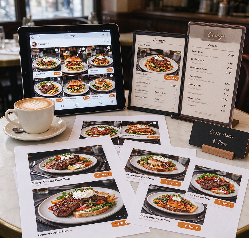 Social Media Promotional Graphic Customization Package (Food Service Edition)